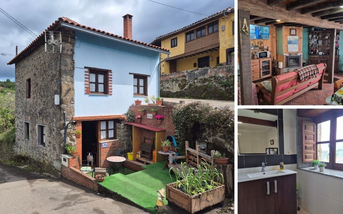 Dorfhaus mit Bergpanorama in Asturien für 105.000€