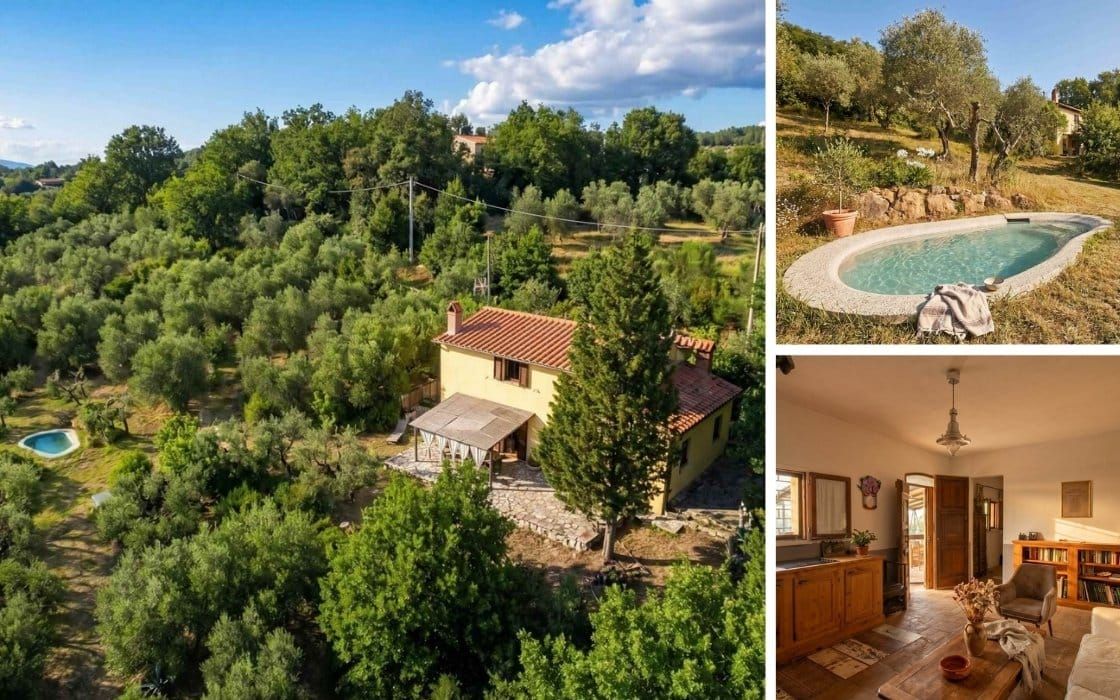 Landhaus mit Pool und Olivenhain in der Toskana für 290.000€