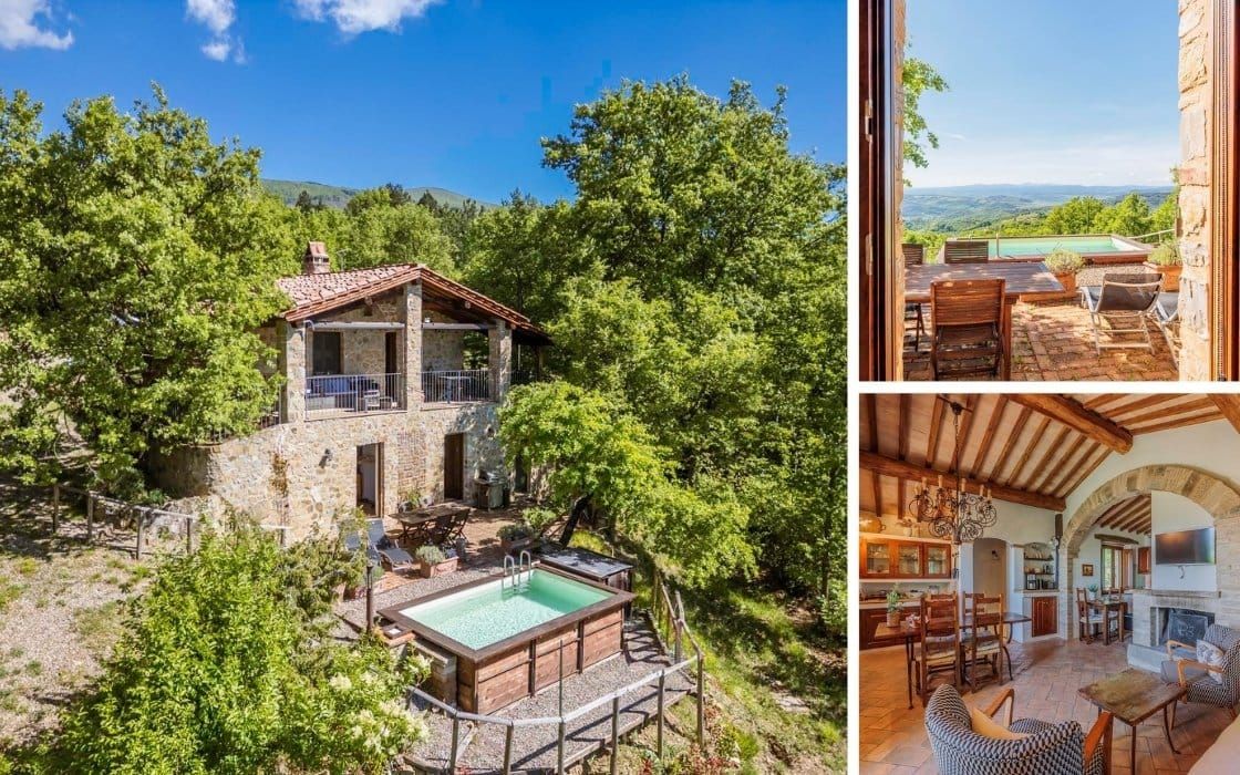 Rustico mit Pool & Panoramablick in der Toskana für 295.000€