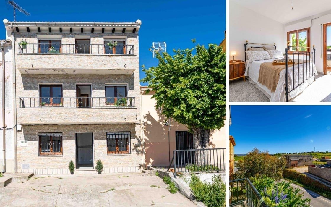 Stadthaus mit zwei Sonnenbalkonen in der Extremadura für 49.000€