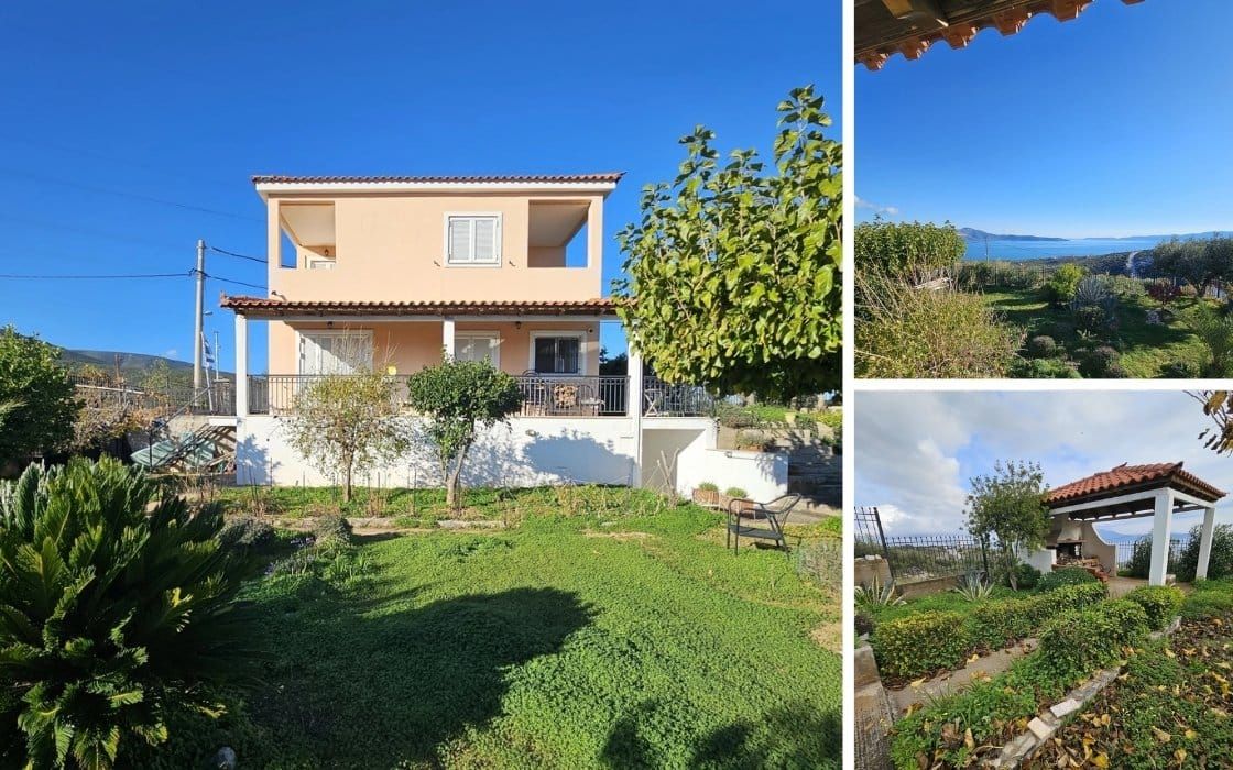 Villa mit unverbautem Meerblick auf Euböa für 230.000€