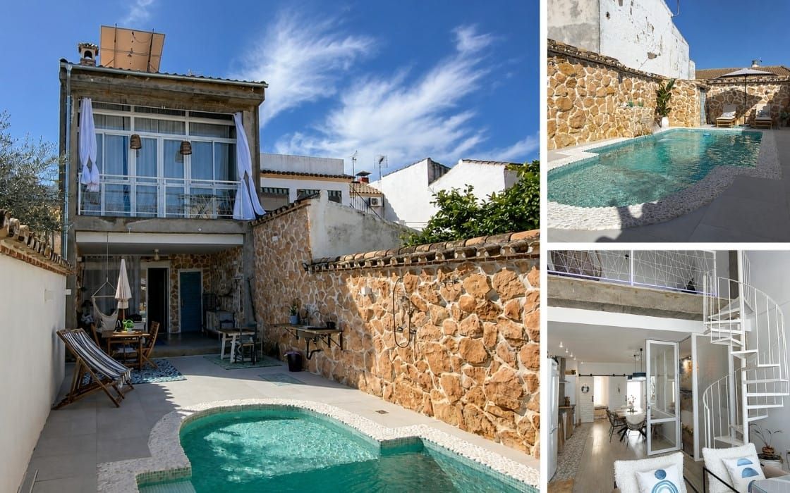 Ferienhaus mit Salzwasserpool und Schlossblick in Andalusien für 229.500€