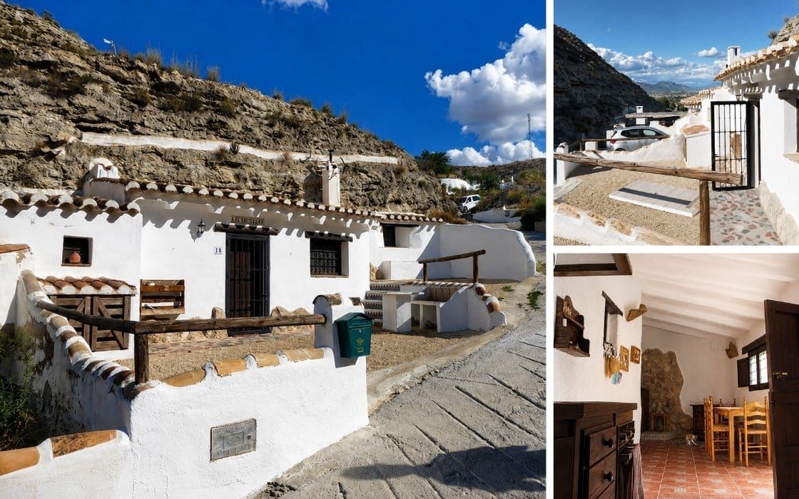 Renoviertes Höhlenhaus mit Bergblick in Granada für 62.500€