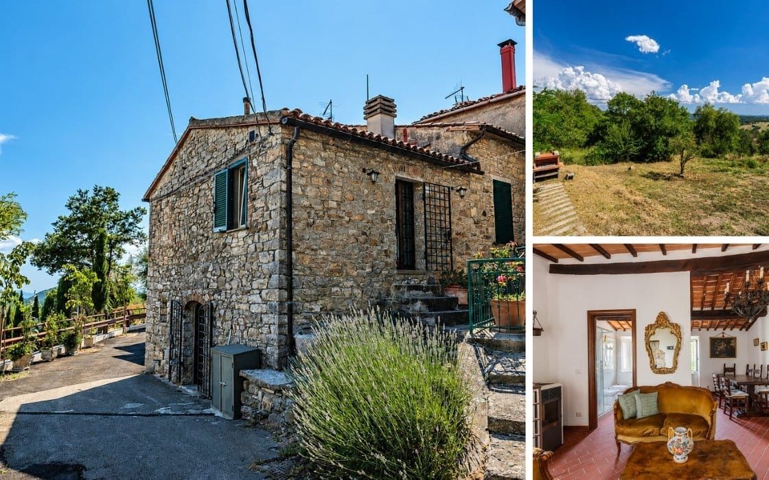 Renoviertes Natursteinhaus mit separatem Garten in der Toskana für 135.000€