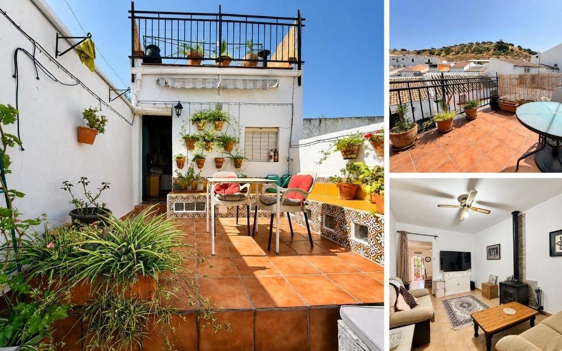Dorfhaus mit Jacuzzi und Panoramaterrasse in Andalusien für 69.950€