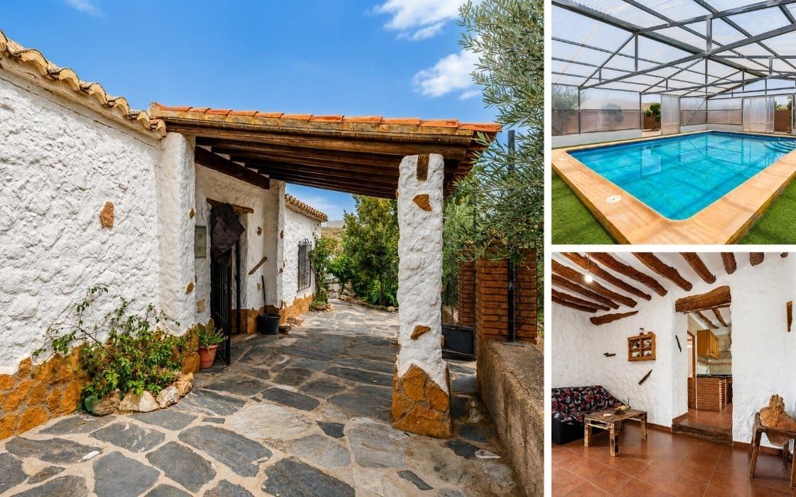 Landhaus mit überdachtem Pool in Granada für 150.000€