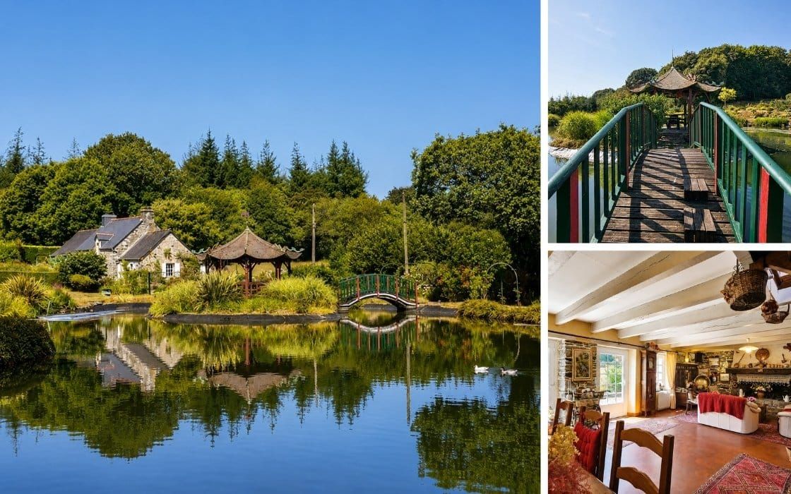 Landhaus mit Privatsee in der Bretagne für 312.300€