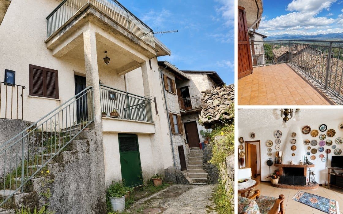 Dorfhaus mit Aussichtsterrasse im Latium für 20.000€