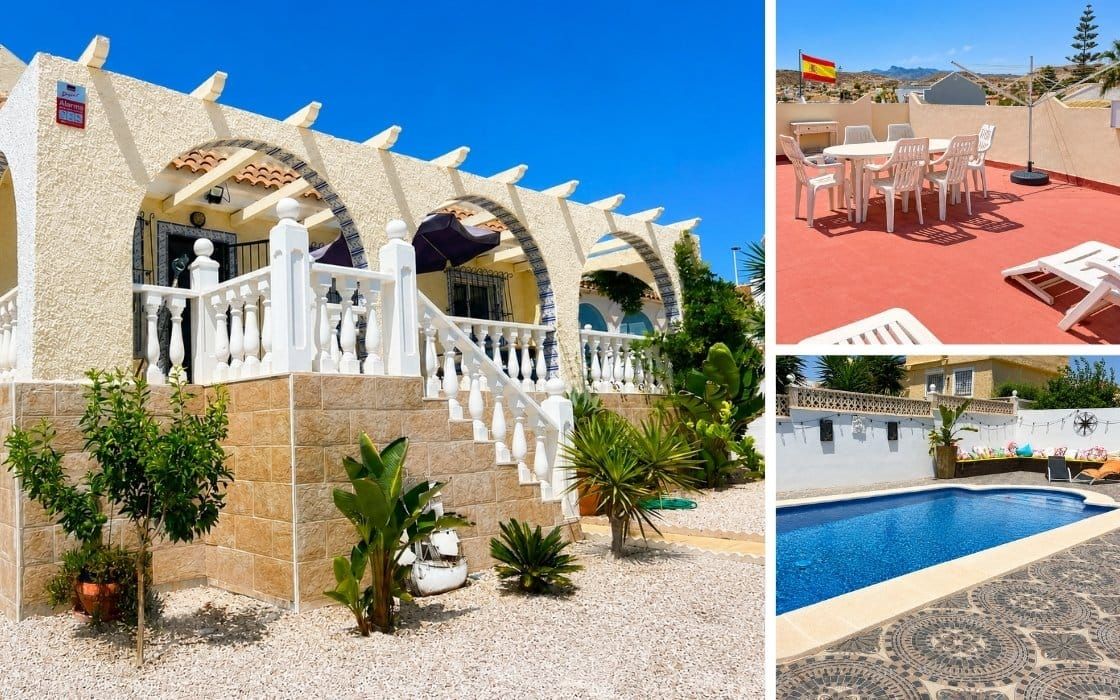 Ferienhaus mit Pool und Dachterrasse in Murcia für 185.000€