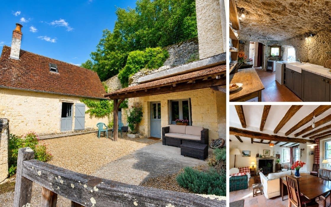 Landhaus mit Höhlenräumen im Loiretal für 109.950€