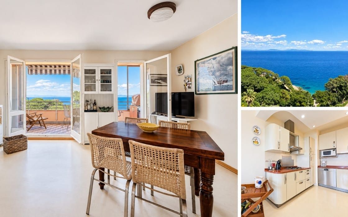 Penthouse mit Meerblickterrasse auf Elba für 245.000€