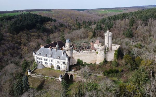 Historische Burg mit riesigem Schlosspark in der Auvergne für 800.000€