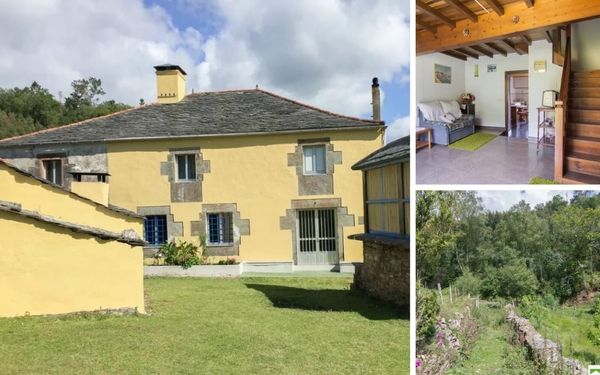 Landhaus mit riesigem Naturgrundstück in Galicien für 72.000€