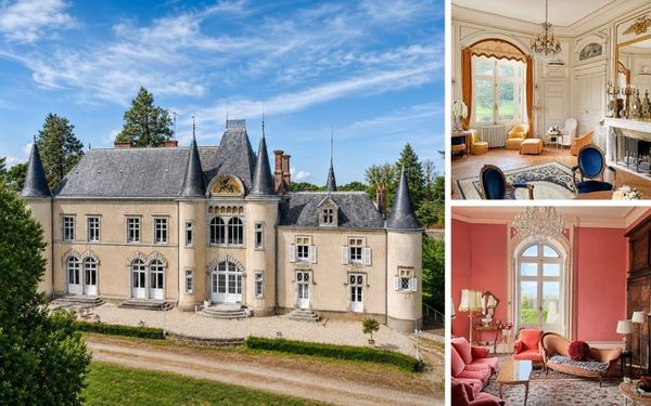 Schloss mit sechs Türmen und 3,3 Hektar Land im Pays de la Loire für 795.000€