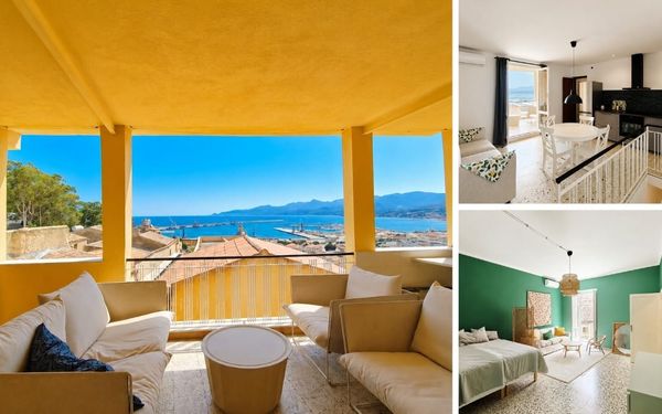 Stadthaus mit Meerblick-Terrasse bei Palermo für 120.000€