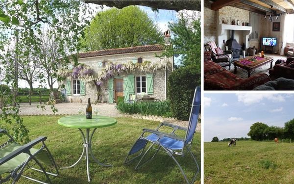 Steinhaus mit großer Ausbau-Scheune in der Nouvelle-Aquitaine für 162.000€