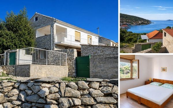 Steinhaus mit traumhaftem Meerblick auf den dalmatinischen Inseln für 199.000€