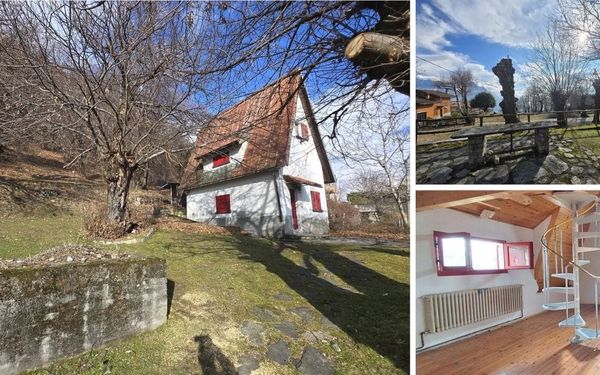 Berg-Chalet mit 1.000 m² Garten oberhalb des Comer Sees für 108.000€