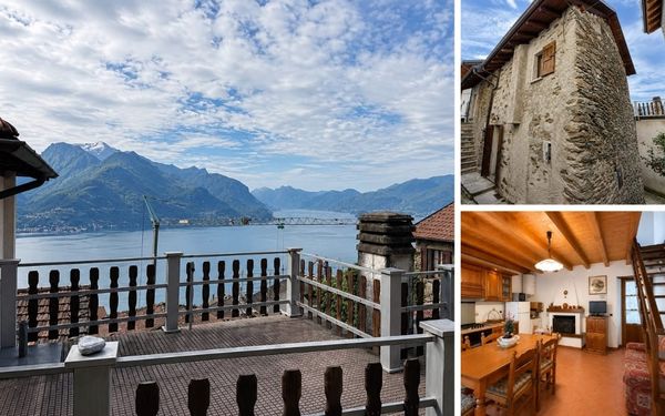 Dorfhäuschen mit Seeblick am Comer See für 82.000€
