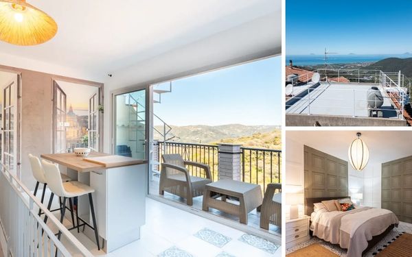 Ferienhaus mit Meerblick-Dachterrasse an Siziliens Nordküste für 129.000€