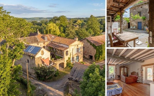 Historisches Bauernhaus mit idyllischem Innenhof in Okzitanien für 179.000€
