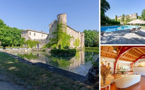 Renoviertes Apartment im Schloss mit privatem Garten und Pool in Südfrankreich für 295.000€