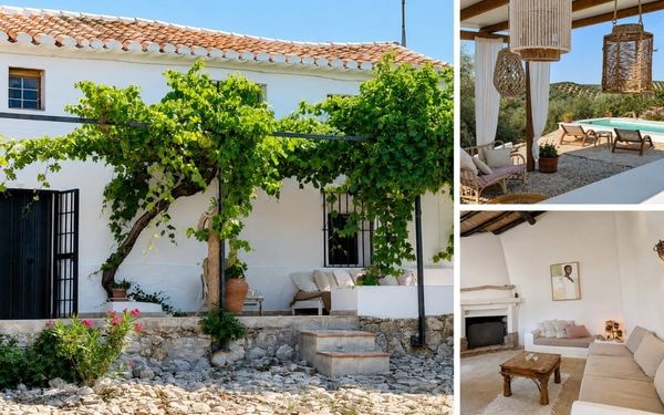 Cortijo mit Pool, Olivenhain und Panoramablick in Andalusien für 249.950€