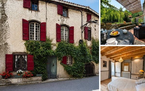Dorfhaus mit Flussgarten im Languedoc für 199.000€
