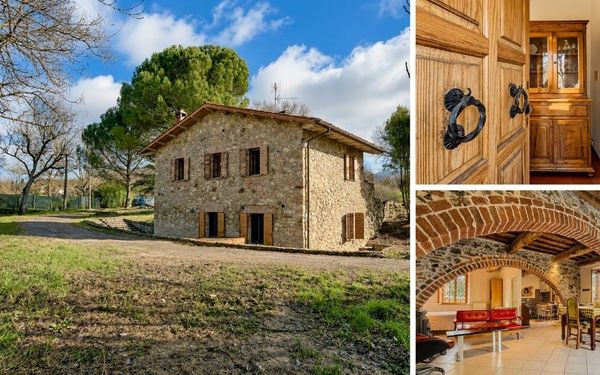 Ehemalige Mühle mit Backsteinbögen in Umbrien für 195.000€