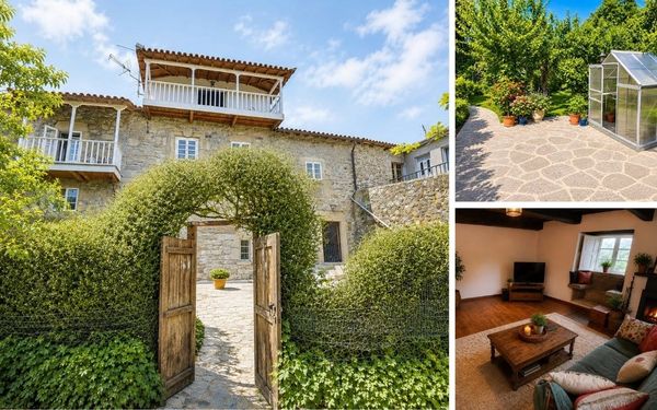 Historisches Steinhaus mit Garten und Weideland in der Ribeira Sacra für 195.000€