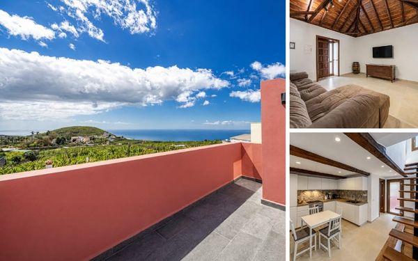 Kanarisches Stadthaus mit Meerblick-Dachterrasse auf La Palma für 275.000€