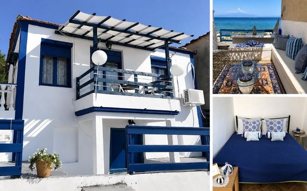 Strandhaus mit Terrasse direkt am Meer auf Thassos für 195.000€