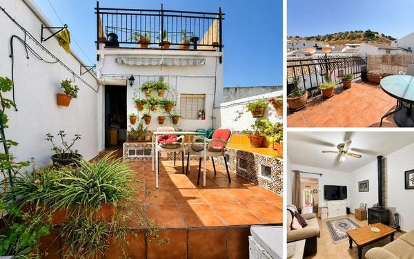 Dorfhaus mit Jacuzzi und Panoramaterrasse in Andalusien für 69.950€