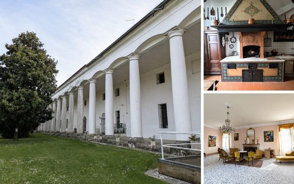 Historischer Villenflügel mit Festsaal im Friaul für 130.000€
