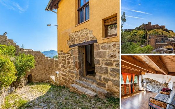 Historisches Stadthaus mit Burgblick & 1.700-m²-Grundstück in Katalonien für 160.000€