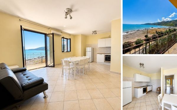 Ferienwohnung mit Meerblick-Balkon direkt am Meer auf Sizilien für 120.000€