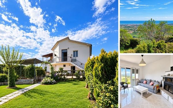 Landhaus mit 3 Wohneinheiten & Meerblick in den Abruzzen für 150.000€