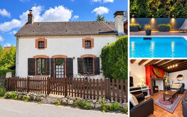 Landhaus mit Pool & 4.978-m²-Grundstück im Limousin für 119.000€