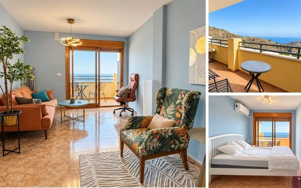 Vierzimmerwohnung mit großer Meerblickterrasse an der Costa Tropical für 107.900€