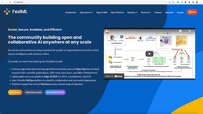 FedML AI platform releases the world’s federated learning open platform on the public cloud with an in-depth introduction of products and technologies!