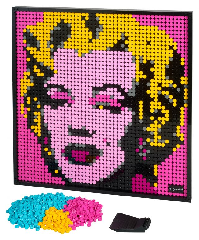 Marilyn Monroe from Lego Art