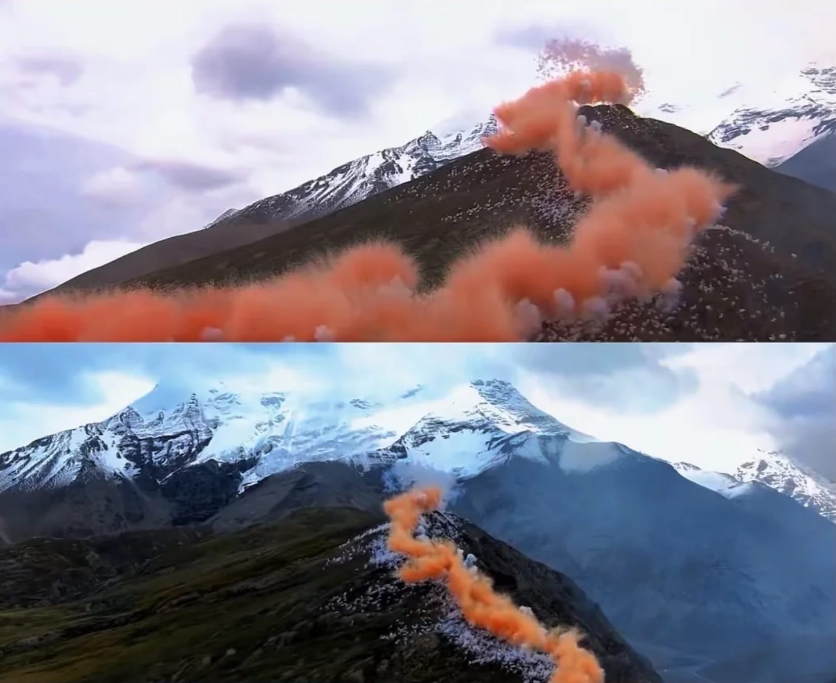 Fireworks Show on the Himalayas Sparks Fierce Controversy: Is Nature a Canvas for Human Artistry?