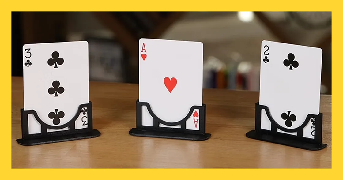 Three Card Monte Stand