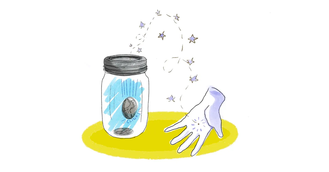 Coins Across With a Mason Jar