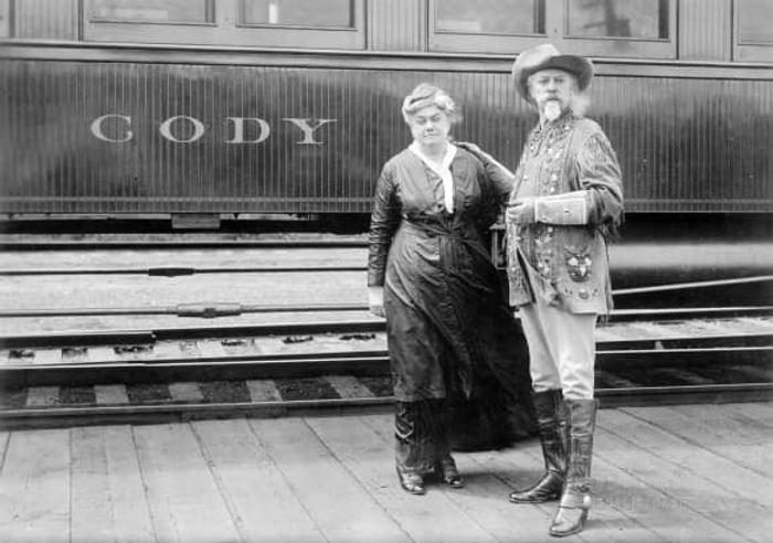 Louisa and William F. "Buffalo Bill" Cody