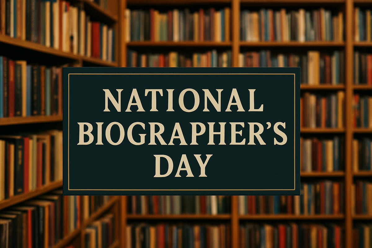 Happy National Biographer's Day!