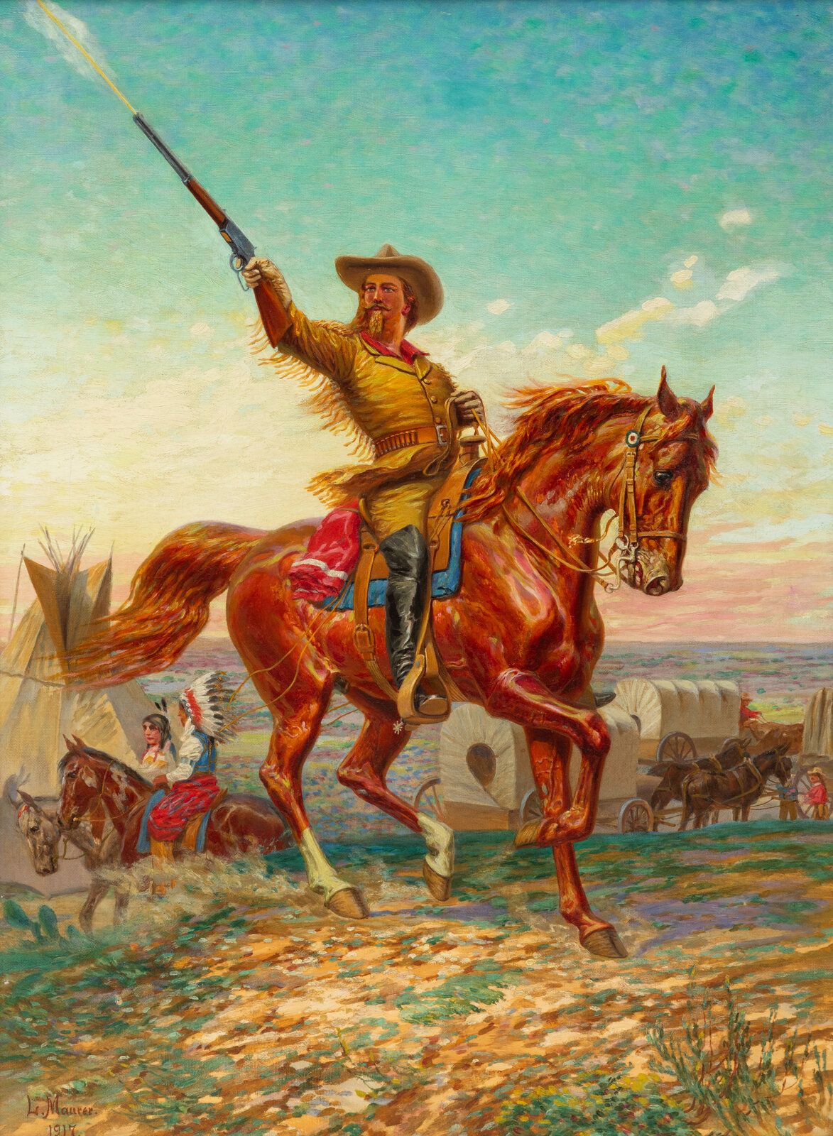 Colonel William F. Cody by Louis Maurer