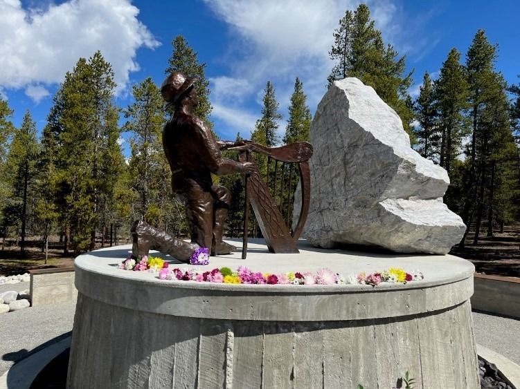 The Irish Miners Memorial in Leadville
