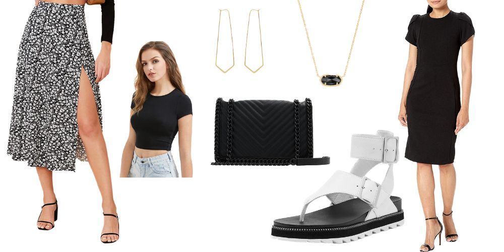 White T-strap Sandals