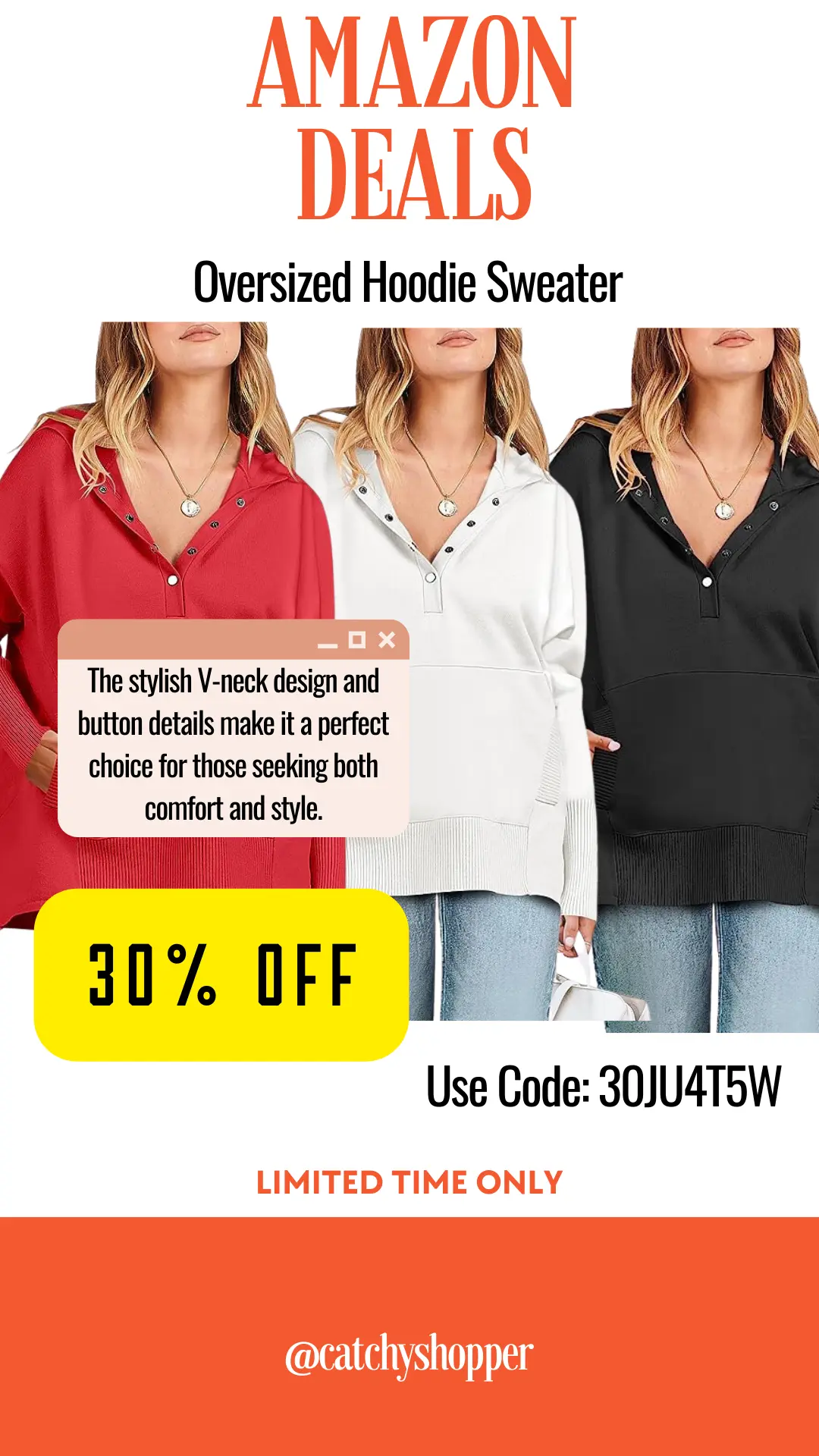 Oversized Hoodie Sweater  